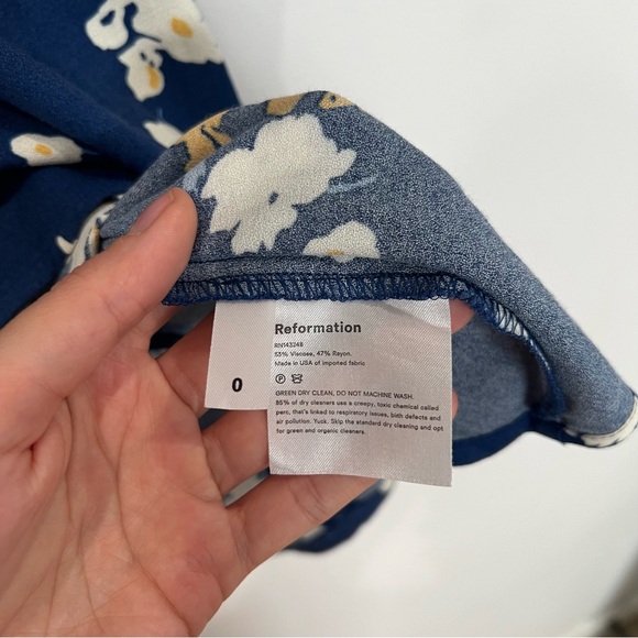 Reformation Lumiere Mini Dress in Picasso - Picture 5 of 5